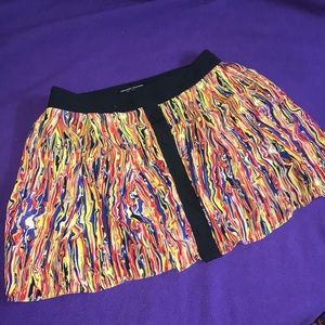 Artsy black skirt
